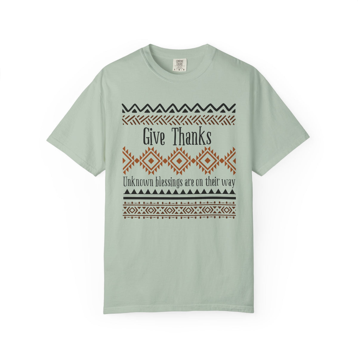 Give Thanks Shirt, Spiritual Blessing Unisex Comfort Colors Tee