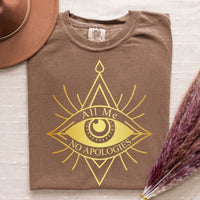 All Me No Apologies Unisex T-Shirt – Third Eye Yoga Comfort Colors Tee for Men & Women