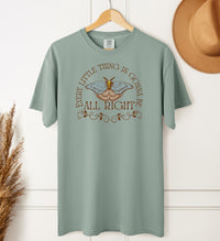 Load image into Gallery viewer, Every Little Thing Is Gonna Be All Right Tee – Vintage Butterfly Design Positive Wellness Shirt

