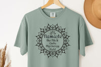 Load image into Gallery viewer, Namaste Mandala Tee - Funny Edgy Unisex Comfort Colors Yoga T-Shirt
