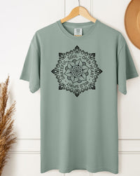 Load image into Gallery viewer, Grateful Soul Open Heart Wild Spirit Tee – Mandala Design Unisex T-Shirt
