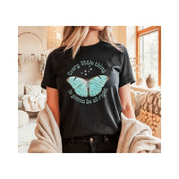 Load image into Gallery viewer, Every Little Thing Is Gonna Be Alright Butterfly Shirt – Premium Unisex Crewneck T-shirt
