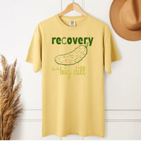 Load image into Gallery viewer, Funny Recovery is a Big Dill T-Shirt - Unisex Sobriety Pickle Tee - Comfortable Cotton Wellness Apparel

