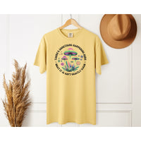Load image into Gallery viewer, Retro Rocker Band Tee, Mushroom Vibe T-Shirt, Boho Band Tee, 70&#39;s Retro Graphic Shirt, Unisex Festival Comfort Colors Unisex TShirt

