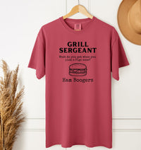 Load image into Gallery viewer, Grill Sergeant T-Shirt - Funny Dad Joke Tee for Father&#39;s Day &amp; Cookouts
