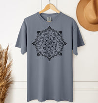 Load image into Gallery viewer, Grateful Soul Open Heart Wild Spirit Tee – Mandala Design Unisex T-Shirt
