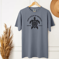 Load image into Gallery viewer, Gulf Of Mexico ESTB 1550 Unisex T-Shirt – Gulf of MX Turtle Comfort Colors Tee
