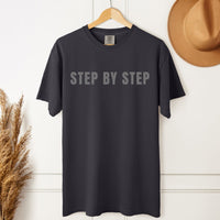 Load image into Gallery viewer, Step By Step Sobriety T-Shirt - Unisex Recovery Gift Tee for Men &amp; Women
