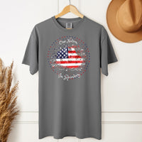 Load image into Gallery viewer, One Nation Under Recovery Patriotic T-Shirt – American Flag Fourth of July Tee
