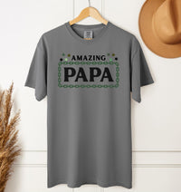 Load image into Gallery viewer, Amazing Papa T-Shirt – Comfortable Cotton Birthday &amp; Father&#39;s Day Gift
