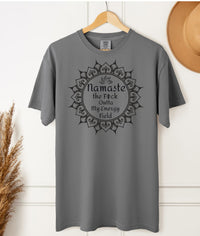 Load image into Gallery viewer, Namaste Mandala Tee - Funny Edgy Unisex Comfort Colors Yoga T-Shirt
