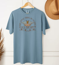 Load image into Gallery viewer, Every Little Thing Is Gonna Be All Right Tee – Vintage Butterfly Design Positive Wellness Shirt
