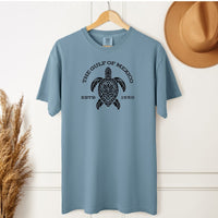 Load image into Gallery viewer, Gulf Of Mexico ESTB 1550 Unisex T-Shirt – Gulf of MX Turtle Comfort Colors Tee
