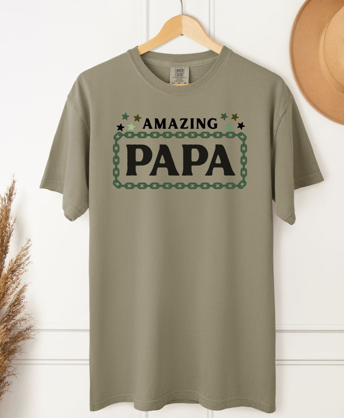 Amazing Papa T-Shirt – Comfortable Cotton Birthday & Father's Day Gift