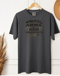 Load image into Gallery viewer, Proud Amma of 2025 Grad T-Shirt – Icelandic Grandmother Graduation Celebration Comfort Colors Tee
