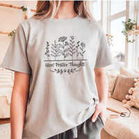 Load image into Gallery viewer, Grow Positive Thoughts Tee - Unisex Soft Wellness T-Shirt - Positive Vibes Shirt for All
