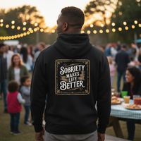 Load image into Gallery viewer, Sobriety Makes Life Better Hoodie Unisex Gildan® 18500
