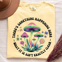 Load image into Gallery viewer, Retro Rocker Band Tee, Mushroom Vibe T-Shirt, Boho Band Tee, 70&#39;s Retro Graphic Shirt, Unisex Festival Comfort Colors Unisex TShirt
