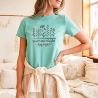 Load image into Gallery viewer, Grow Positive Thoughts Tee - Unisex Soft Wellness T-Shirt - Positive Vibes Shirt for All
