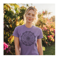 Load image into Gallery viewer, Thankful Mandala Tee – Spiritual Positive Vibe Comfort Colors Yoga T-Shirt
