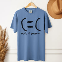 Load image into Gallery viewer, What&#39;s It Gonna Be Happy or Sad Tee – Positive Mental Health Unisex Comfort Colors T-Shirt
