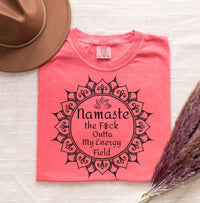 Load image into Gallery viewer, Namaste Mandala Tee - Funny Edgy Unisex Comfort Colors Yoga T-Shirt
