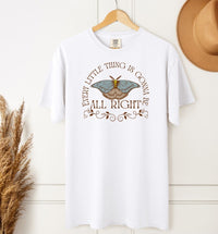 Load image into Gallery viewer, Every Little Thing Is Gonna Be All Right Tee – Vintage Butterfly Design Positive Wellness Shirt
