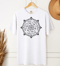 Load image into Gallery viewer, Grateful Soul Open Heart Wild Spirit Tee – Mandala Design Unisex T-Shirt

